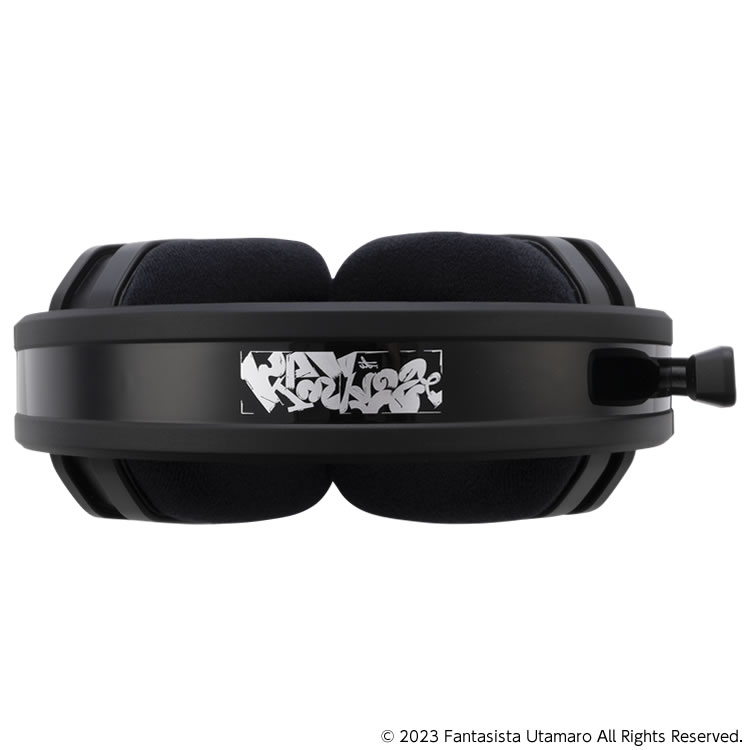 GAMING HEADSET × FANTASISTA UTAMARO ゲーミングヘッドセット（PS5/SWITCH/PC用）BLACK