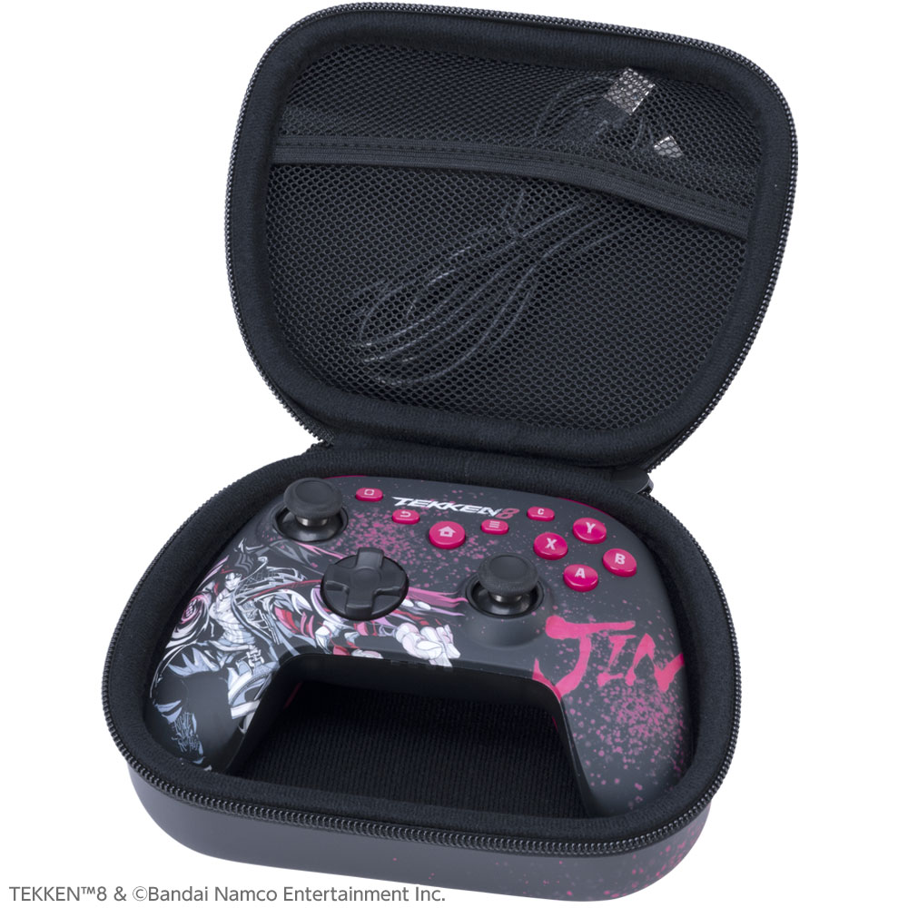 TEKKEN 8 ゲーミングコントローラーPROセット 専用収納ケース使用例 JIN