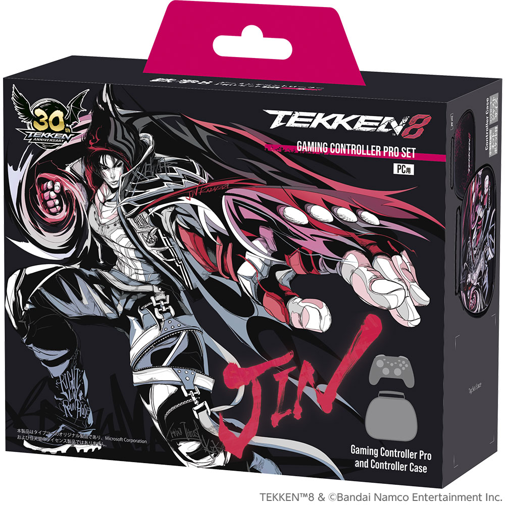 TEKKEN 8 ゲーミングコントローラーPROセット JIN パッケージ