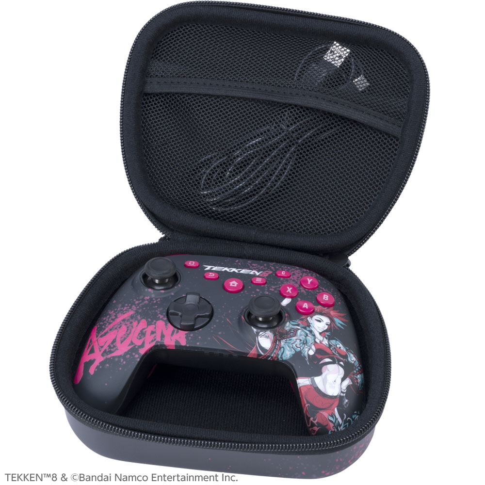 TEKKEN 8 ゲーミングコントローラーPROセット 専用収納ケース使用例 AZUCENA