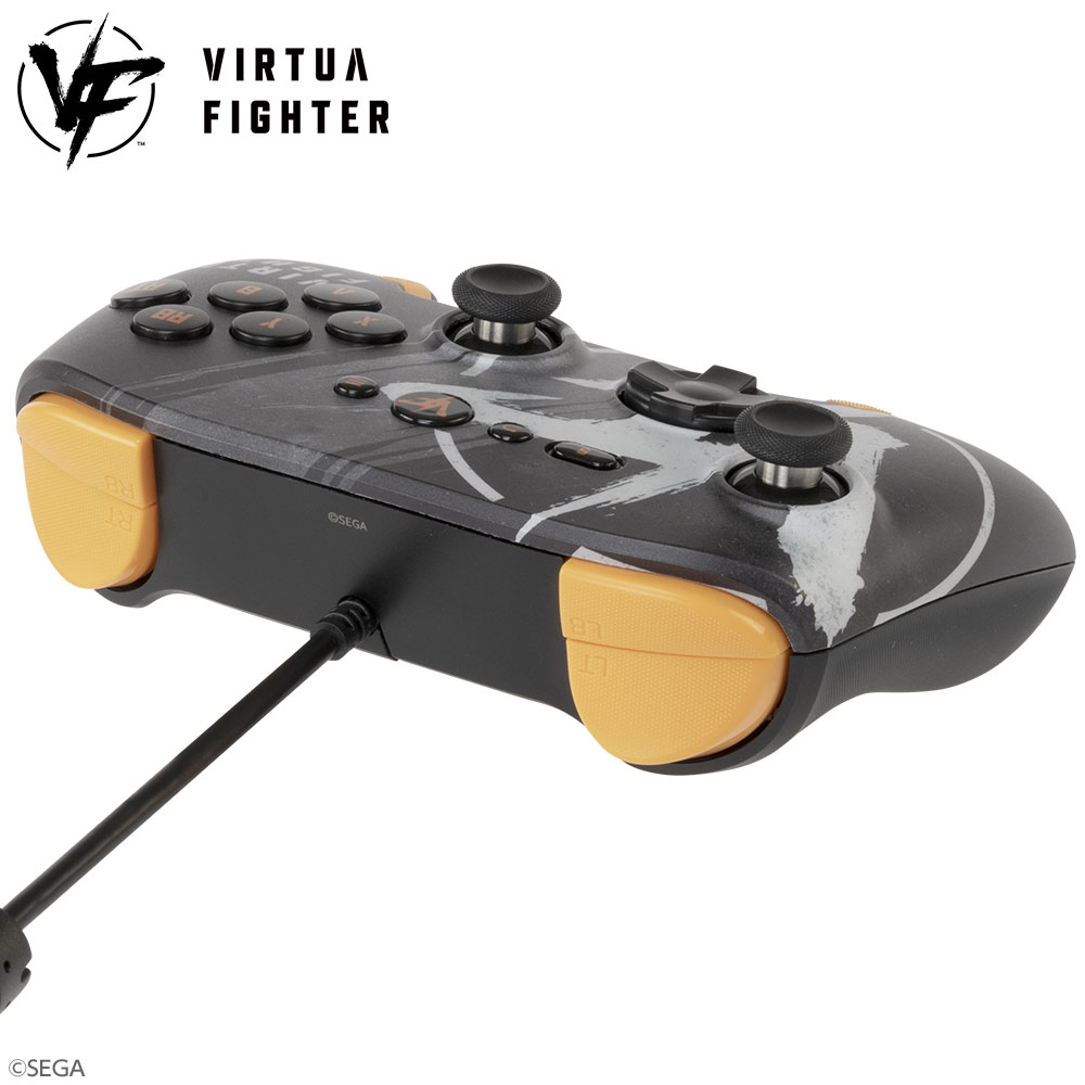 バーチャファイター ゲーミングコントローラーPRO-6（PC用） ケーブルロック機能